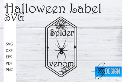 Halloween Labels SVG | Potion Labels | Vintage Bottle Labels