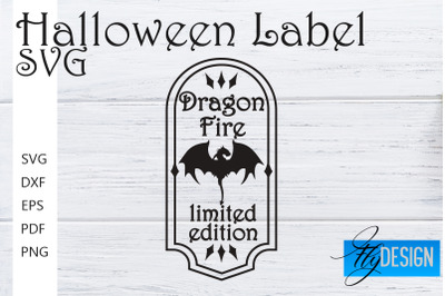 Halloween Labels SVG | Potion Labels | Vintage Bottle Labels