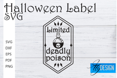 Halloween Labels SVG | Potion Labels | Vintage Bottle Labels