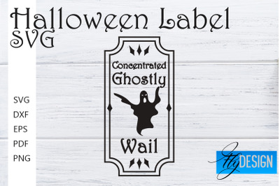 Halloween Labels SVG | Potion Labels | Vintage Bottle Labels