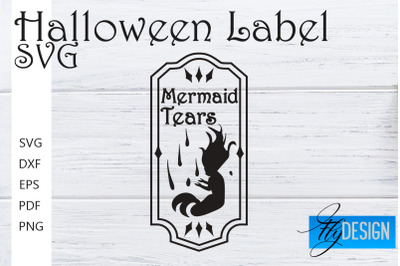 Halloween Labels SVG | Potion Labels | Vintage Bottle Labels