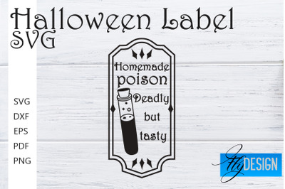 Halloween Labels SVG | Potion Labels | Vintage Bottle Labels