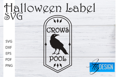 Halloween Labels SVG | Potion Labels | Vintage Bottle Labels