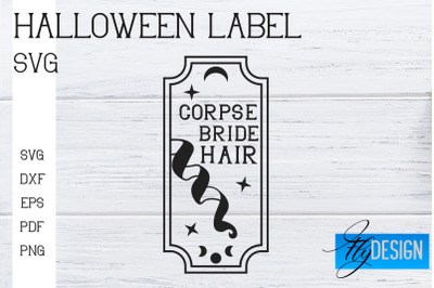 Halloween Labels SVG | Potion Labels | Vintage Bottle Labels