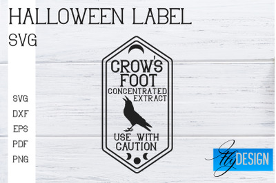 Halloween Labels SVG | Potion Labels | Vintage Bottle Labels