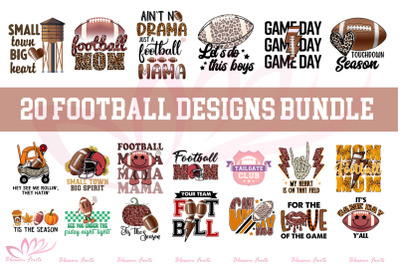 Football Lover Sublimation Design Bundle