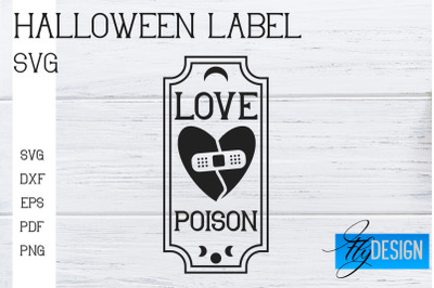 Halloween Labels SVG | Potion Labels | Vintage Bottle Labels