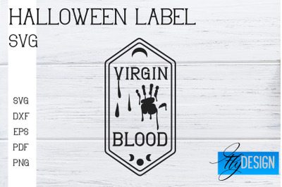 Halloween Labels SVG | Potion Labels | Vintage Bottle Labels