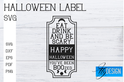 Halloween Labels SVG | Potion Labels | Vintage Bottle Labels