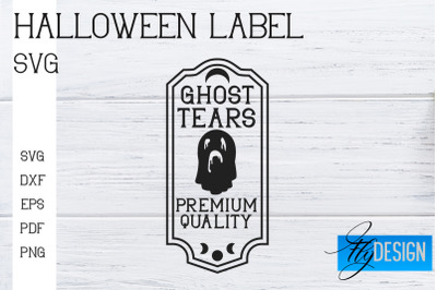 Halloween Labels SVG | Potion Labels | Vintage Bottle Labels