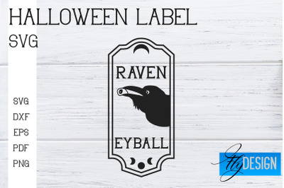 Halloween Labels SVG | Potion Labels | Vintage Bottle Labels