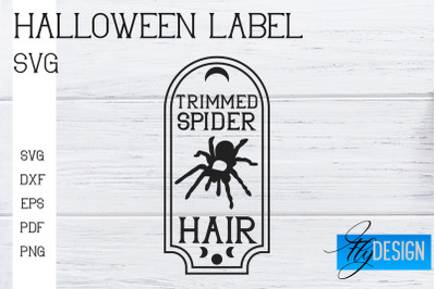 Halloween Labels SVG | Potion Labels | Vintage Bottle Labels