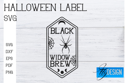 Halloween Labels SVG | Potion Labels | Vintage Bottle Labels