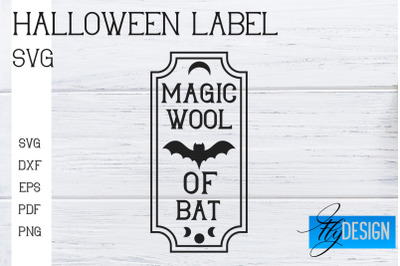 Halloween Labels SVG | Potion Labels | Vintage Bottle Labels