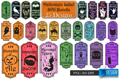 Halloween Labels | Potion Labels | Vintage Bottle Labels v.1