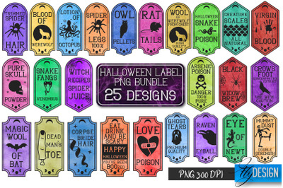 Halloween Labels | Potion Labels | Vintage Bottle Labels v..2