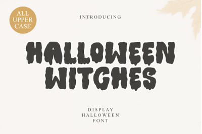 Halloween Witches Font