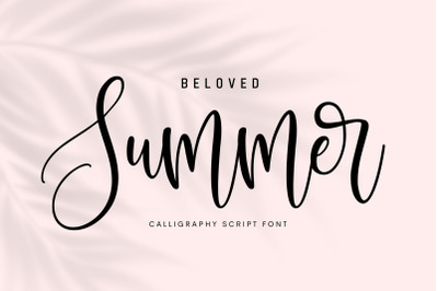 Beloved Summer Font