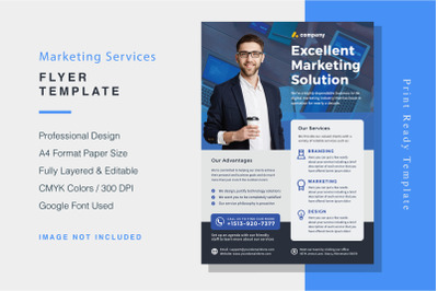 Marketing Services Flyer Template
