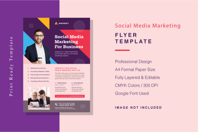 Social Media Marketing Flyer Template