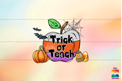 Trick or teach Halloween Teacher