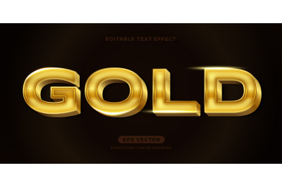 Golden text effect