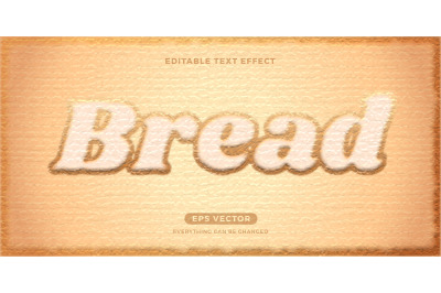 Bread text effect