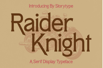 Raider Knight Typeface