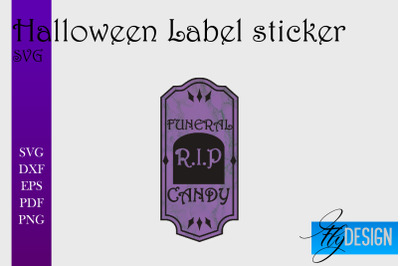 Halloween Labels Sublimation | Potion Labels | Vintage Bottle Labels