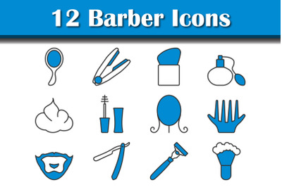 Barber Icon Set