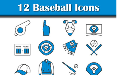 Baseball Icon Set