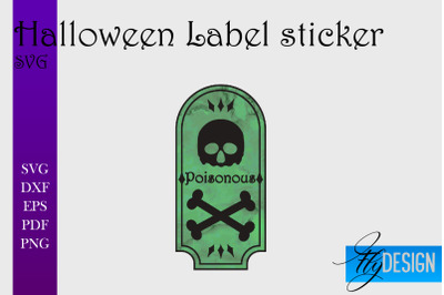 Halloween Labels Sublimation | Potion Labels | Vintage Bottle Labels