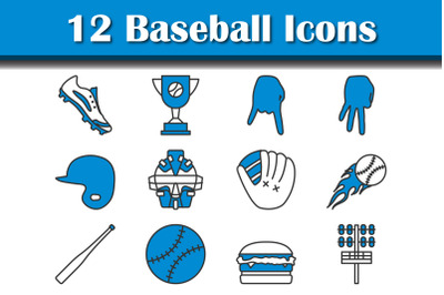 Baseball Icon Set