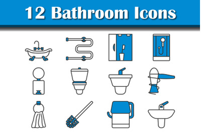 Bathroom Icon Set