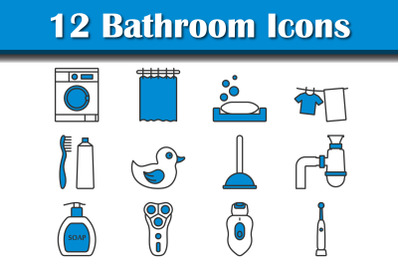 Bathroom Icon Set