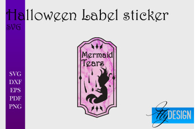 Halloween Labels Sublimation | Potion Labels | Vintage Bottle Labels