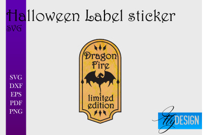 Halloween Labels Sublimation | Potion Labels | Vintage Bottle Labels