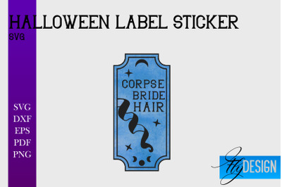 Halloween Labels Sublimation | Potion Labels | Vintage Bottle Labels