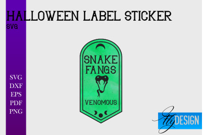 Halloween Labels Sublimation | Potion Labels | Vintage Bottle Labels