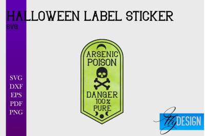 Halloween Labels Sublimation | Potion Labels | Vintage Bottle Labels