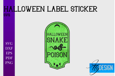 Halloween Labels Sublimation | Potion Labels | Vintage Bottle Labels