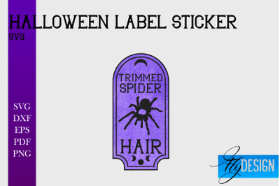 Halloween Labels Sublimation | Potion Labels | Vintage Bottle Labels