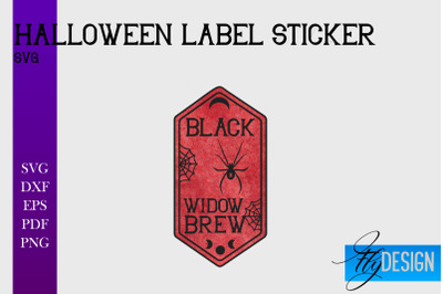 Halloween Labels Sublimation | Potion Labels | Vintage Bottle Labels