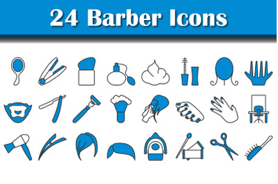 Barber Icon Set