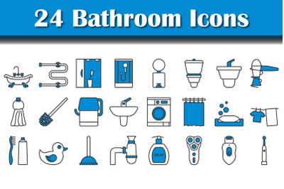 Bathroom Icon Set