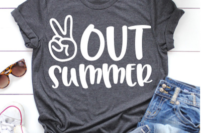 Out Summer SVG, DXF, PNG, EPS
