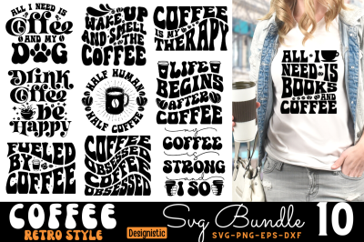 Coffee SVG Bundle, Coffee SVG Quotes Bundle