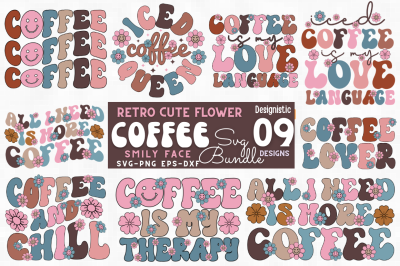 Retro Coffee SVG Bundle, Coffee Bundle