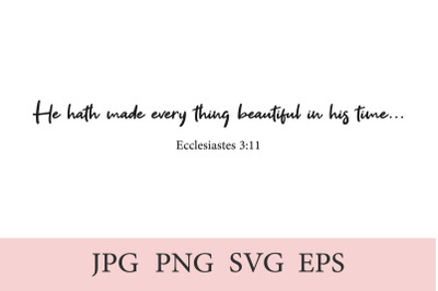 Christian Quote SVG, PNG, EPS, JPG, File for Cricut