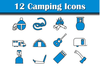 Camping Icon Set